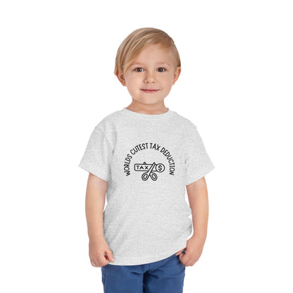 World's Cutest Tax Deduction Toddler Tee