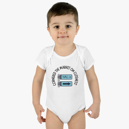 Cornered the Market on Cuteness Baby Onesie