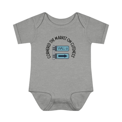 Cornered the Market on Cuteness Baby Onesie