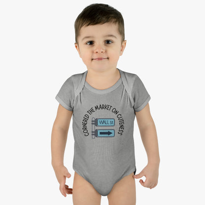 Cornered the Market on Cuteness Baby Onesie