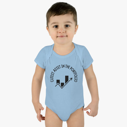 Cutest Asset in the Portfolio Baby Onesie